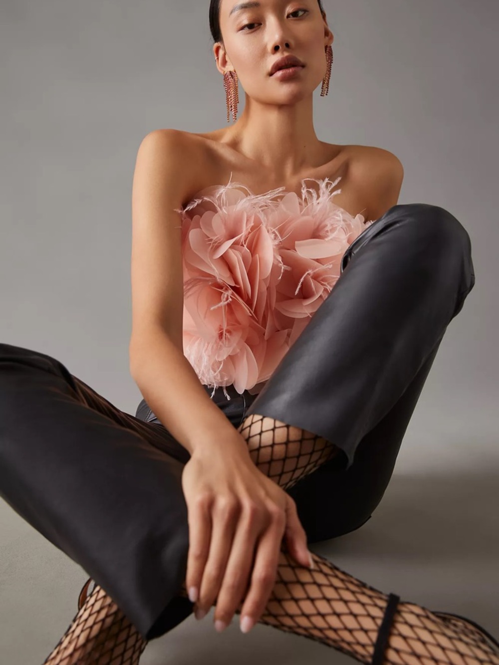 Anthropologie x Mare Mare 3D Floral Corset